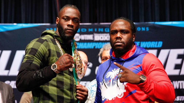 Deontay Wilder and Bermane Stiverne face off