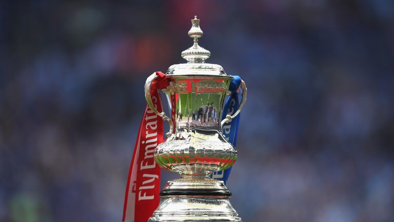 LONDON, ENGLAND - MAY 27: The FA Cup Trophy is seen prior to The Emirates FA Cup Final between Arsenal and Chelsea at Wembley Stadium on May 27, 2017 in Lo
