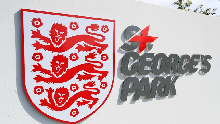 General view of signage at St George's Park