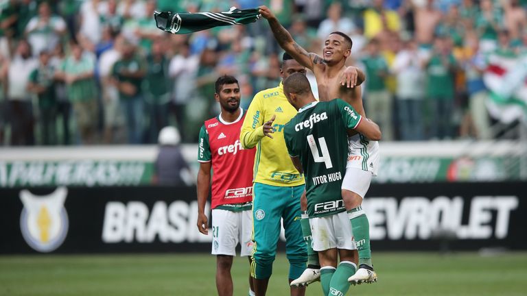 Jesus became a popular figure very quickly at Palmeiras 