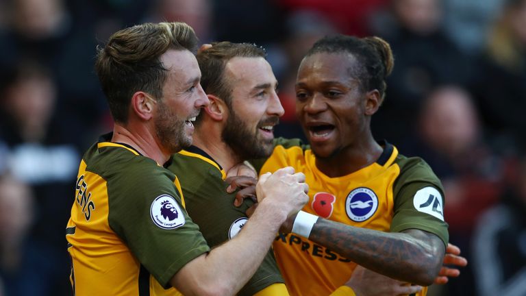 Glenn Murray scored his fourth Premier League goal of the season
