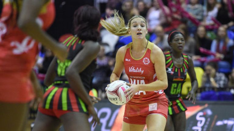 A general view during the game