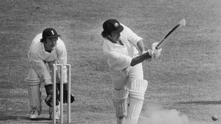 Australia captain Ian Chappell in action during the second test against England at Lord's, 5th August 1975