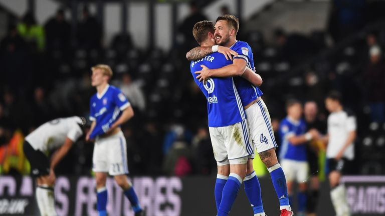 Ipswich sit just three points outside the playoff places after the win at Pride Park