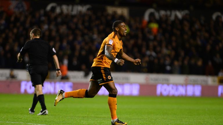 Ivan Cavaleiro celebrates Wolves' second goal