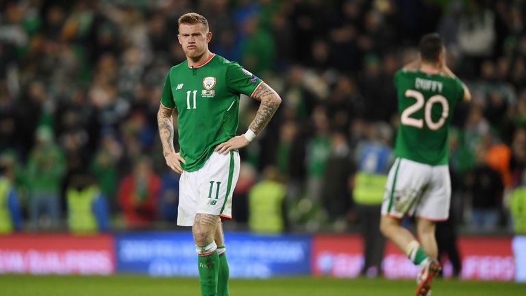 Republic of Ireland midfielder James McClean has hit back at critics following their play-off defeat