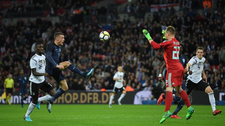 <enter caption here> during the International friendly match between England and Germany at Wembley Stadium on November 10, 2017 in London, England.