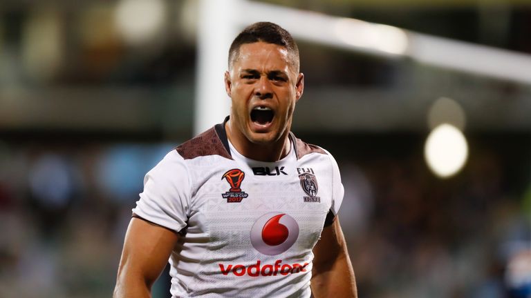 Jarryd Hayne has featured at stand-off for Fiji throughout the World Cup