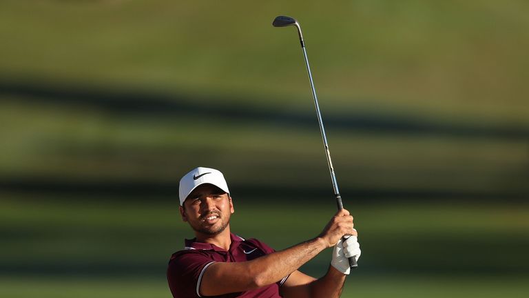 SYDNEY, AUSTRALIA - NOVEMBER 23:  Jason Day of Australia plays an approach shot on the 10th hole during day one of the 2017 Australia Golf Open at The Aust