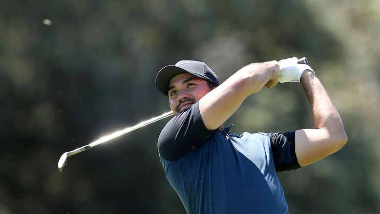 SYDNEY, AUSTRALIA - NOVEMBER 24:  Jason Day of Australia plays an approach shot to the 9th hole during day two of the 2017 Australian Golf Open at the Aust