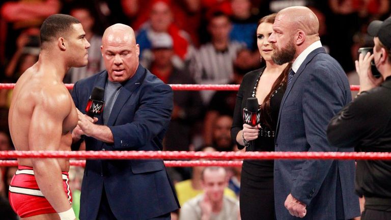 Kurt Angle and Jason Jordan made their post-Survivor Series feelings clear to Triple H