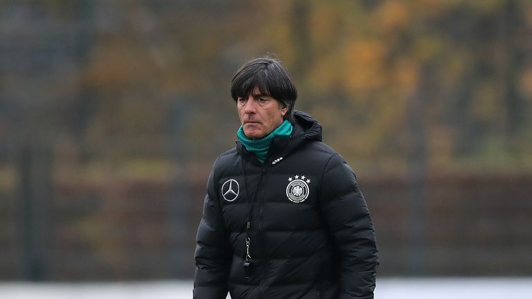 Germany head coach Joachim Low at training