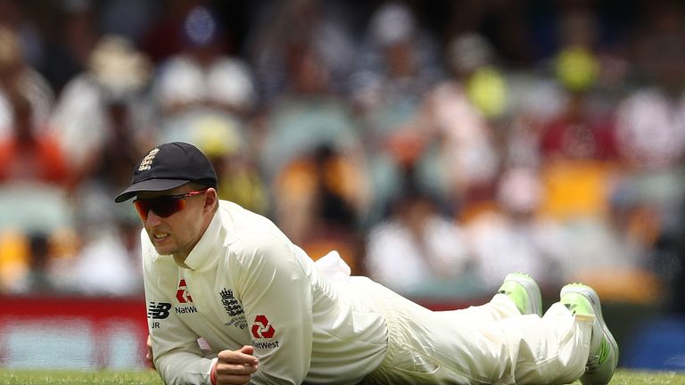 Joe Root of England looks on during day five of the First Test Match of the 2017/18 Ashes Series