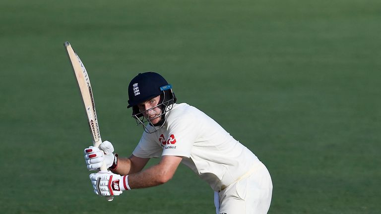 Joe Root of England bats during day 2 of the four day tour match between Cricket Australia XI and England