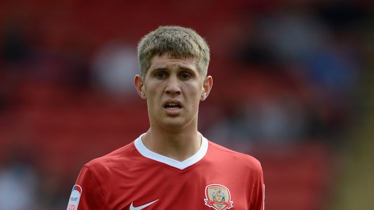 John Stones of Barnsley in action during the Pre Season Friendly between Barnsley and West Bromwich Albion at Oakwell Stadium