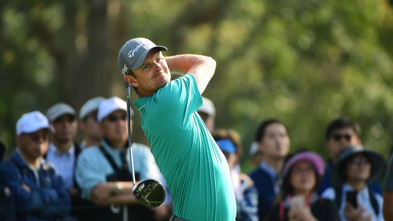 HONG KONG - NOVEMBER 23:  Justin Rose of England pictured during round one of the UBS Hong Kong Open at The Hong Kong Golf Club on November 23, 2017 in Hon