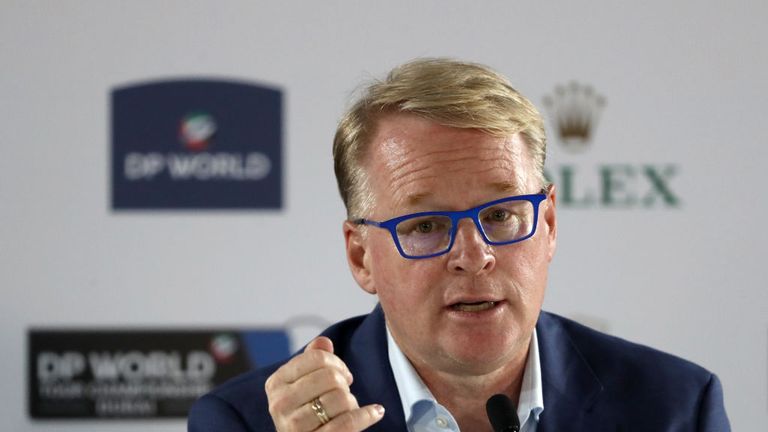 Keith Pelley says a world tour is not a high priority for him