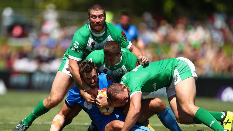 The Ireland forwards added plenty of punch up front 