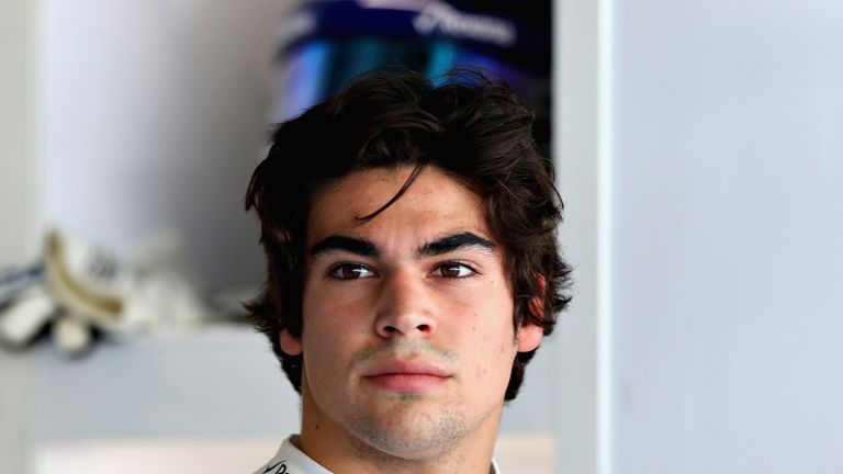 ABU DHABI, UNITED ARAB EMIRATES - NOVEMBER 24:  Lance Stroll of Canada and Williams prepares to drive in the garage during practice for the Abu Dhabi Formu
