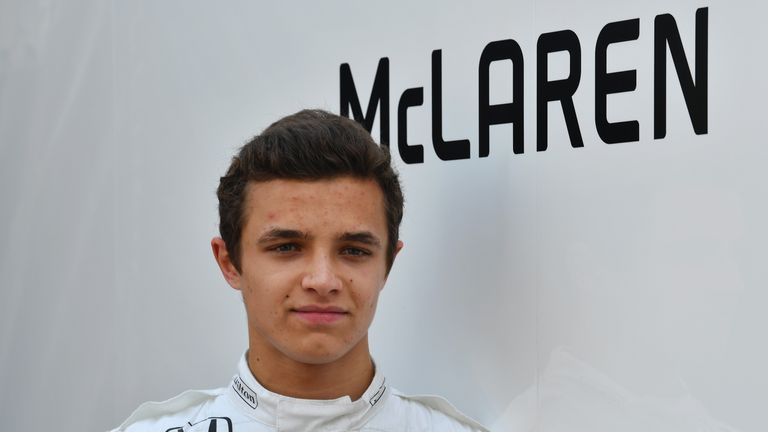 www.sutton-images.com..Lando Norris (GBR) McLaren at Formula One Testing, Day Two, Hungaroring, Hungary, Wednesday 2 August 2017.