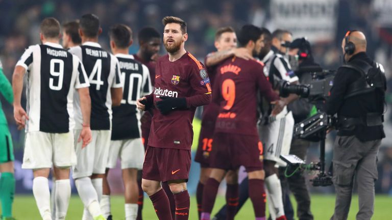 Lionel Messi started on the bench against Juventus.