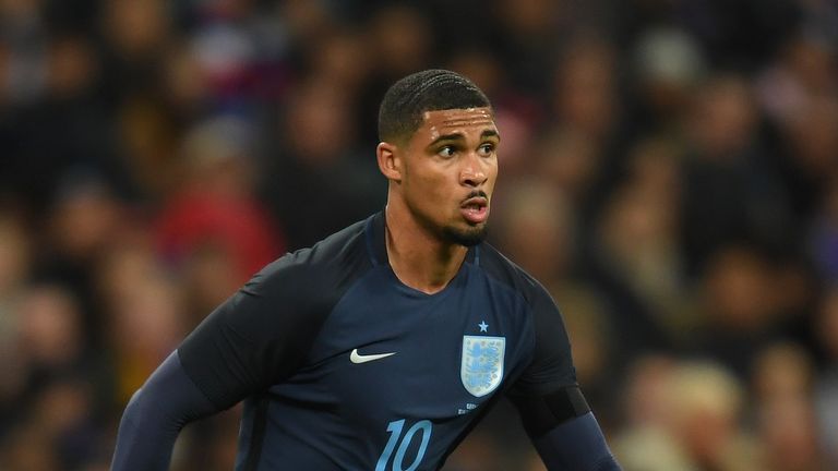 LONDON, ENGLAND - NOVEMBER 10: Ruben Loftus-Cheek of England in action during the International friendly match between England and Germany at Wembley Stadi