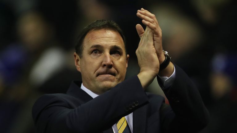 ABERDEEN, SCOTLAND - NOVEMBER 09: Scotland interim manager Malky MacKay is seen during the International Friendly between Scotland and Netherlands at Pitto