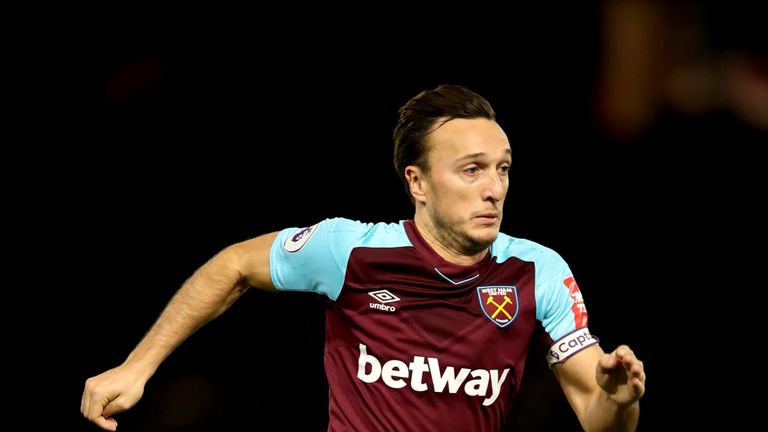 West Ham United's Mark Noble in action