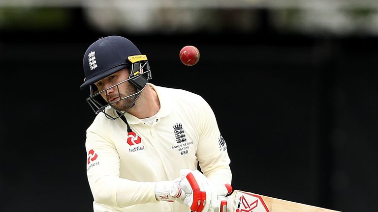 BRISBANE, AUSTRALIA - NOVEMBER 23: Mark Stoneman of England ducks under a short ball during day one of the First Test Match of the 2017/18 Ashes Series bet