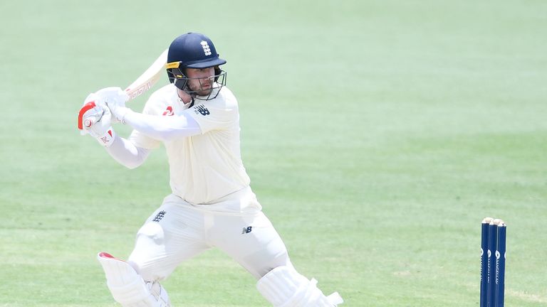 Mark Stoneman of England bats during day 2 of the four day tour match between Cricket Australia XI and England