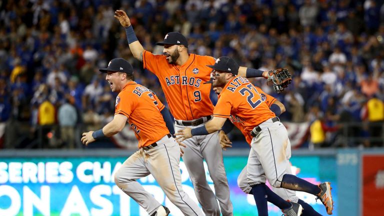 Houston Astros stun Los Angeles Dodgers to win first World Series ...