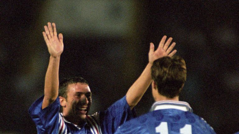 Derek McInnes played with Brian Laudrup at Rangers