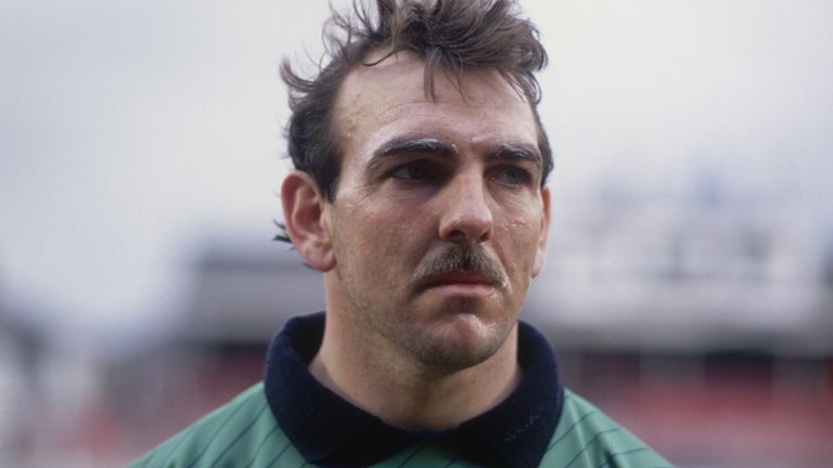 RADOM - MAY 29:  Portrait of Neville Southall of Wales taken before the International Friendly match between Poland and Wales held on May 29, 1991 in Radom