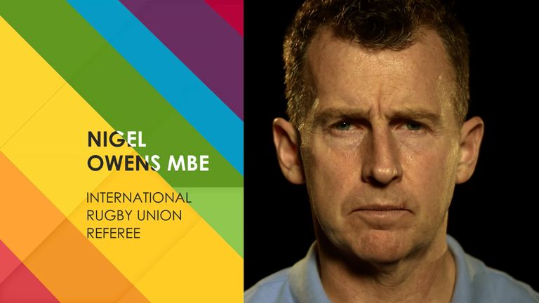 Nigel Owens, My Icon, Sky Sports, Rainbow Laces