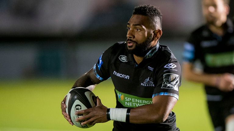 Guinness PRO14, Scotsdoun, Scotland 29/9/2017 .Glasgow Warriors vs Benetton Treviso.Glasgow's Niko Matawalu.Mandatory Credit ..INPHO/Craig Watson