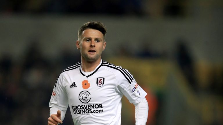 Fulham's Oliver Norwood during the Sky Bet Championship   match against Wolves at Molineux on November 3, 2017