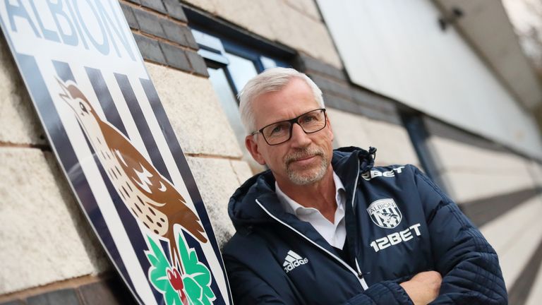 West Bromwich Albion unveil new manager Alan Pardew