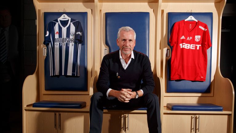 West Bromwich Albion unveil new manager Alan Pardew