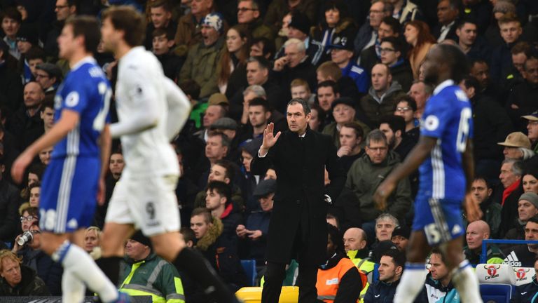 Swansea travel to Clement's former employers Chelsea on Wednesday
