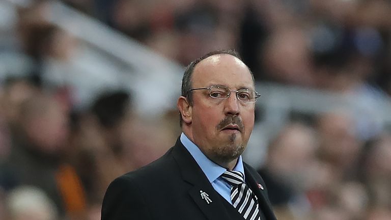 NEWCASTLE UPON TYNE, ENGLAND - NOVEMBER 04: Newcastle United manager Rafa Benitez is seen during the Premier League match between Newcastle United and AFC 