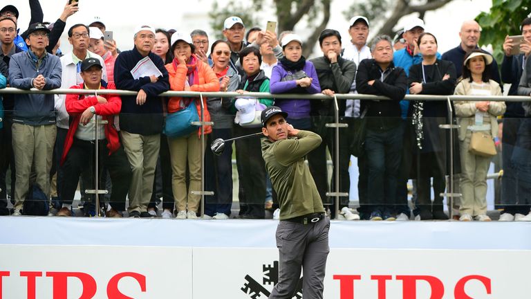 Rafa Cabrera Bello of Spain pictured during round three of UBS Hong Kong Open at The Hong Kong Golf Club 