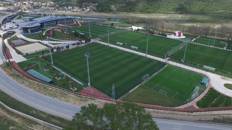 Turkey spent 62m Turkish Lira  (£12m) to develop their national football centre in Riva