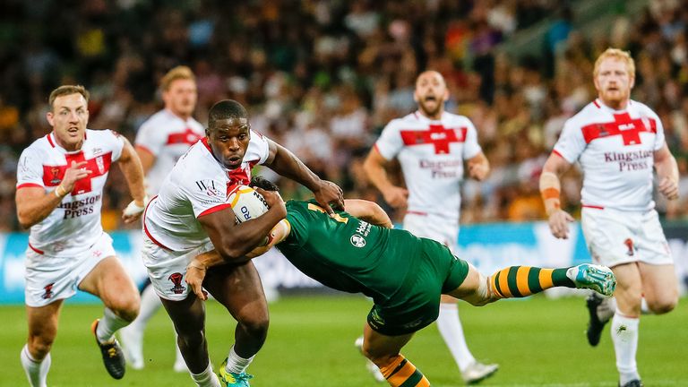 Jermaine McGillvary was excellent in attack and defence for England
