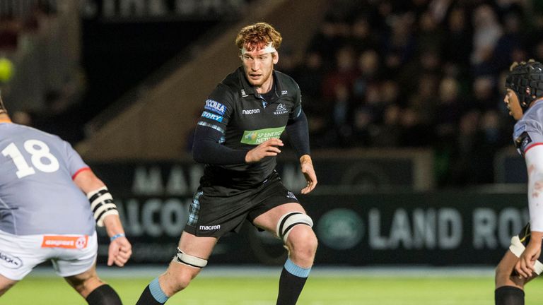 Rob Harley in action for Glasgow Warriors