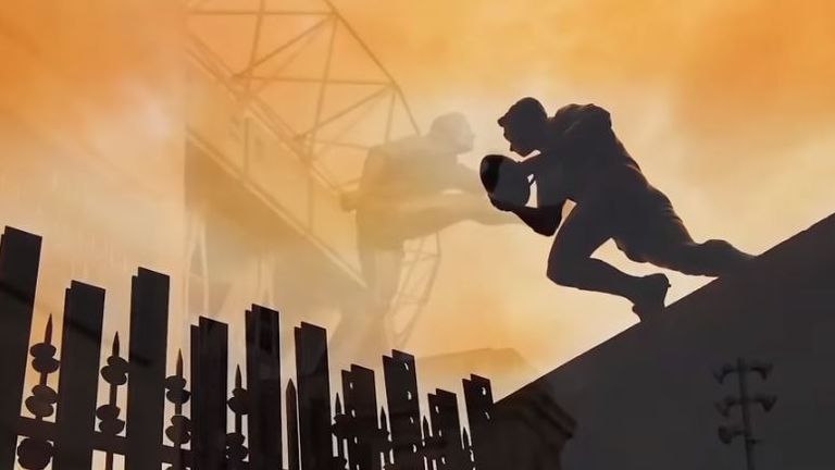 The Rose and The Poppy Gates at Twickenham
