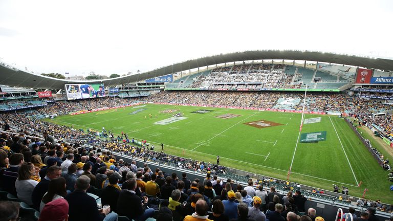 A general view of Allianz Stadium during the Test between Australia and Scotland in June 2017