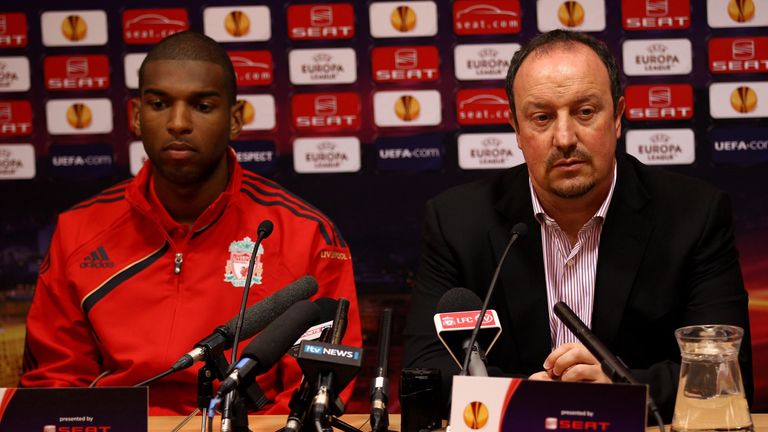 Babel's had a fractious relationship with Rafa Benitez at Liverpool 