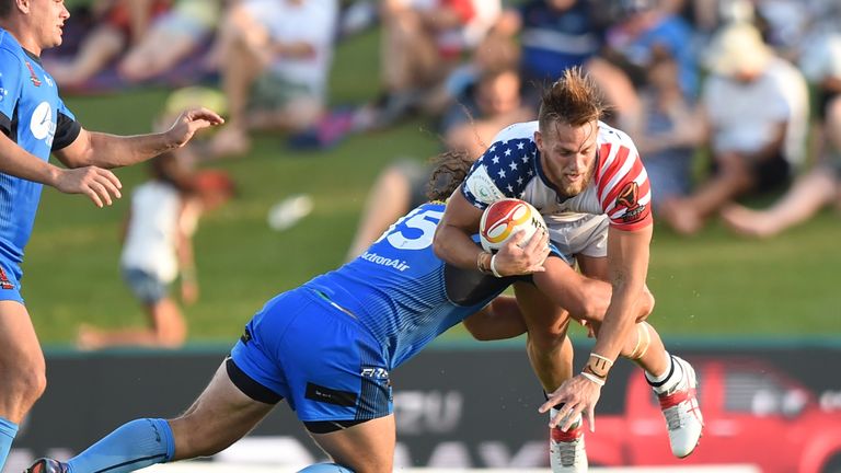 USA winger Ryan Burroughs has featured for the Toronto Wolfpack during the 2017 season