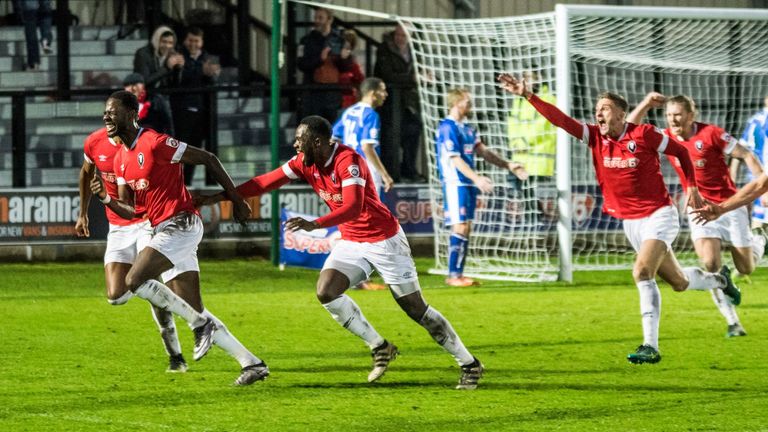 Mani Dieseruvwe struck Salford's late winner against Alfreton