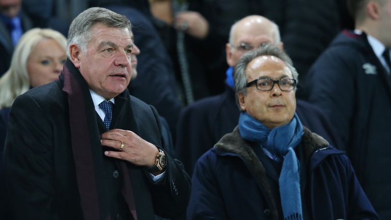 Allardyce was in attendance for Everton's 4-0 against West Ham on Wednesday